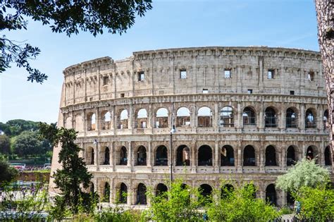 Roma Italia Grande Roman Colosseum Coliseum Colosseo Anche