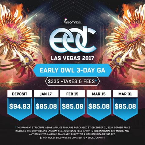 Generally the payment date is 5 days after the processing date, so the payment is. EDC Las Vegas 2017 Payment Plans - What YOU Need To Know - GDE