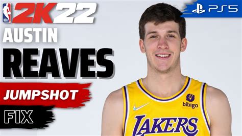 Austin Reaves Jumpshot Fix Nba 2k22 Ps5 Youtube