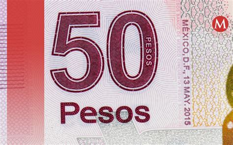 Billete de 50 pesos que dejará de circular en México durante 2023