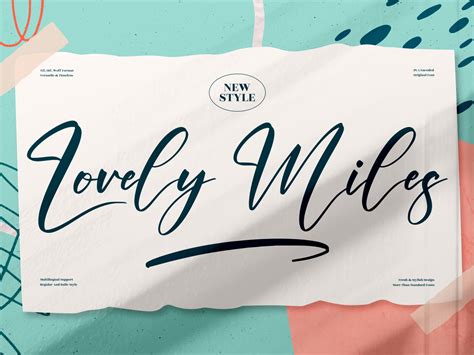 Lovely Miles Beautiful Script Font By Perspectype Studio On Dribbble