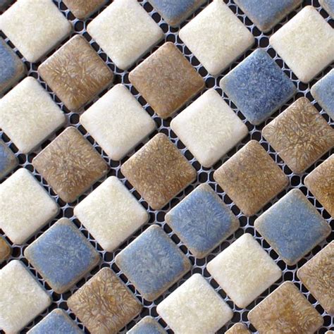 Porcelain Mosaic Floor Tiles Pattern Backsplash