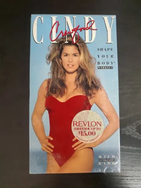 Cindy Crawford Shape Your Body Workout Vhs Exercise Fitness Video