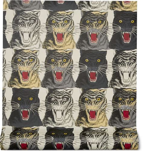 Gucci Tiger Face Print Wallpaper Tiger Face Print Wallpaper Tiger
