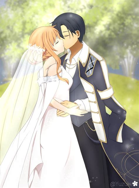 Sword Art Online Kirito And Asuna Wedding
