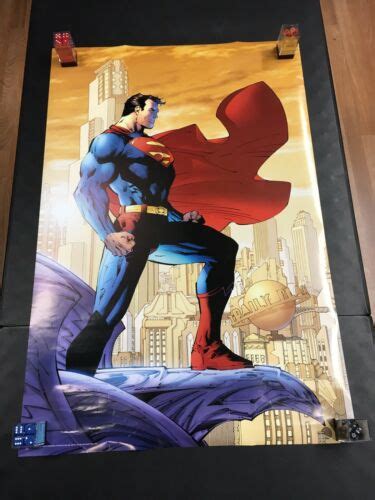 Superman 204 Poster Jim Lee Scott Williams 24 X 34