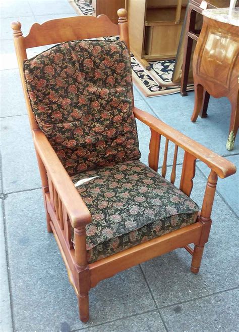 Purchase wooden arm chairs online in india at low price from wooden street. UHURU FURNITURE & COLLECTIBLES: SOLD Wood Arm Chair with ...