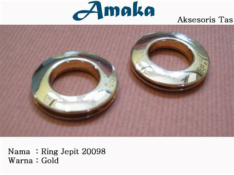 May 25, 2021 · 4. Aksesoris Tas - Ring Jepit 20098 (Gold) - Amaka