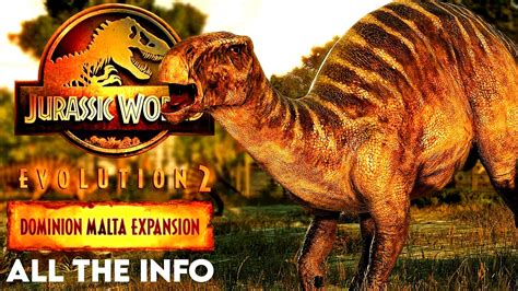 Jurassic World Evolution 2 Dominion Malta Expansion Announced Global Esport News