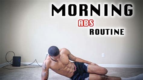 5 minute morning abs workout routine youtube