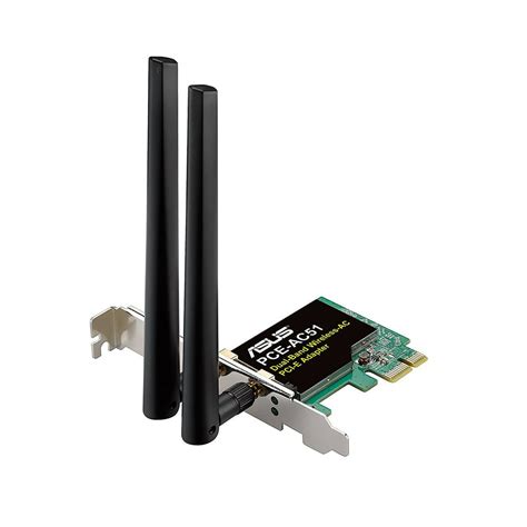 Asus Wireless Ac750 Pcie Adapter Card For Dual Band 2x2 80211ac Wifi