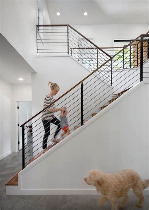 And when space is a factor, homeowners get creative with their staircases. Stunning Stair Railings (Centsational Girl) | Condo | Modern stair railing, House stairs, Stair ...