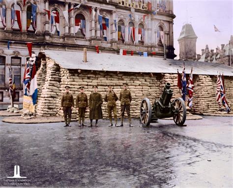 Vimy Foundations Great War In Colour Project Includes Colourized