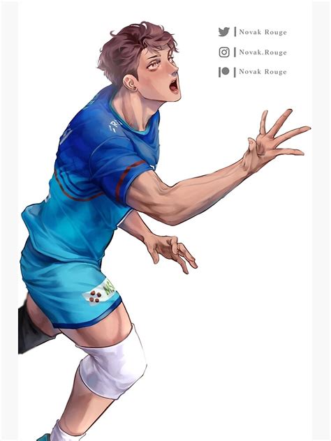 Oikawa Tooru Argentina Redraw Poster For Sale By Novak 44 Redbubble