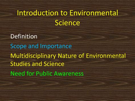 Solution Introduction To Environment Science Studypool