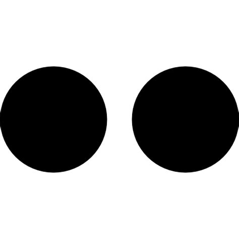 Flickr logo de dos puntos - Iconos gratis de logo