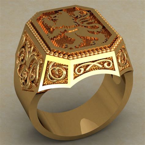 4.2 out of 5 stars 376. Lion Mens Signet Ring Lion Signet Ring Vintage style Men ...