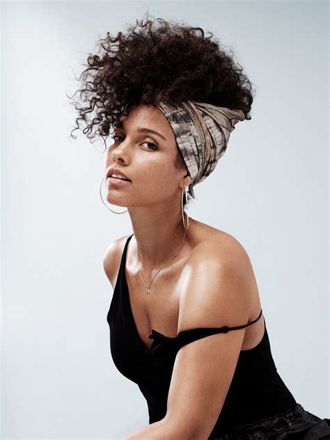 Alicia Keys Natural Hair
