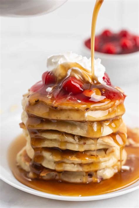 Cherry Almond Pancakes Pancake Recipes