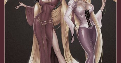 Rapunzel And Mother Gothel By Elias Chatzoudis On Deviantart Pinup