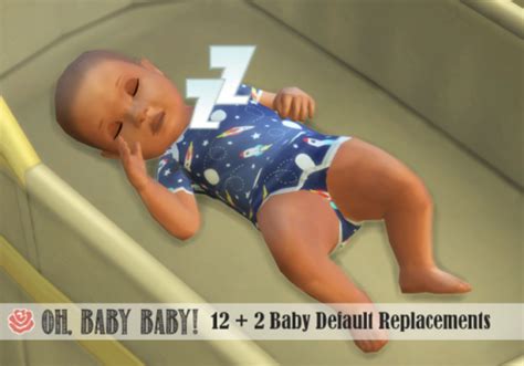 Sims 4 Baby Default Replacements Симс 4 Симс