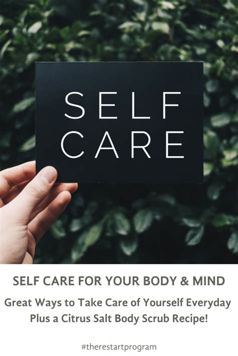 Self Care For Your Body And Mind Three Great Ways To Take Care Of