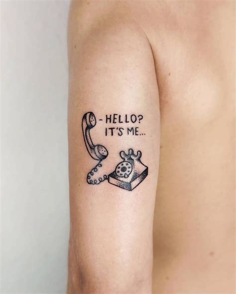 30 Pretty Telephone Tattoos To Inspire You Style Vp Page 29