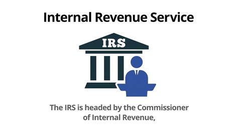 What Is Internal Revenue Service Tax Lingo Defined Youtube