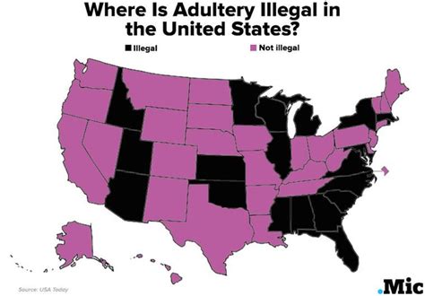 Legality Of Adultery In The Us Maps On The Web