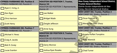 Houston Isd Admits To Error On How Candidates Name Will Appear On