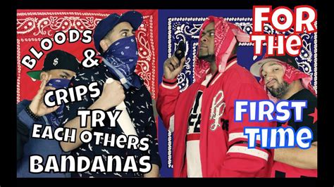 For The First Time Bloods And Crips Try Each Others Bandanas 8jtv Youtube