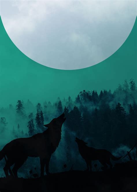 Wolf Poster Poster By Xeionus Displate