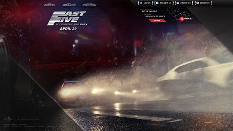 Fast Five Official Website On Behance