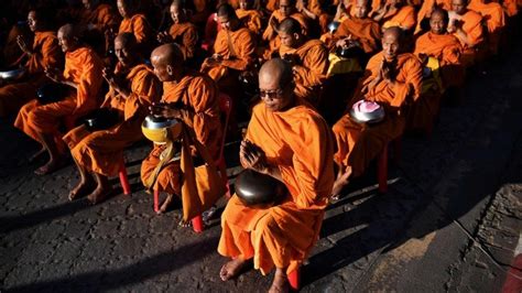 Thailand Shooting Buddhist Monks Lead Prayer Vigils For Victims Bbc News