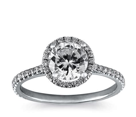 Overall, yellow diamonds look best when cut in cushion and radiant shapes because fancy color is more difficult to see color in round brilliant shapes. Floating Halo Diamond Engagement Ring in 14k White Gold ...
