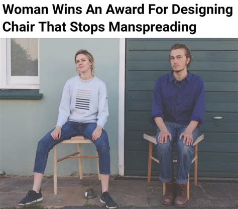 This Woman Tries To Stop Manspreading Where A Male Is Condemned For Having Balls Yet Designs