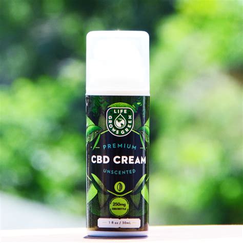 Premium Cbd Cream 250 Mg Life Grows Green Life Grows Green