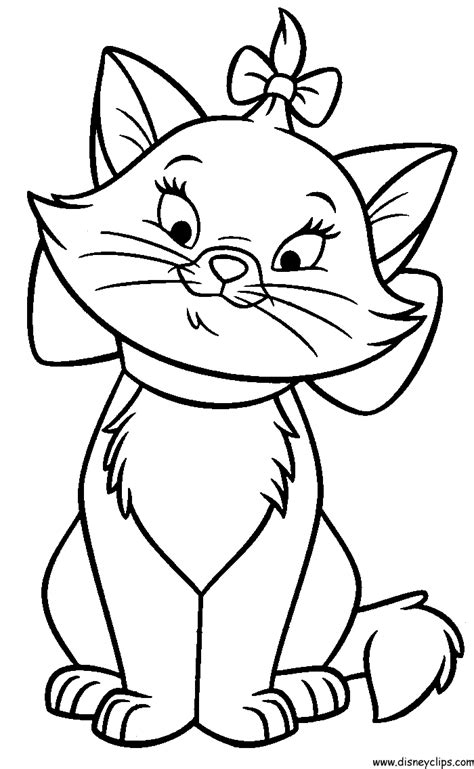 We have over 10,000 free coloring pages that you can print at home. Disney marie cat coloring pages download and print for free