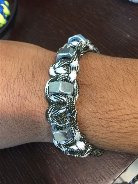 Pin By Bader From Kuwait On My Paracords Silver Bracelet Jewelry Mens Bracelet