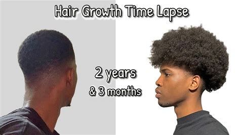 2 Years Of Hair Growth Hair Growth Time Lapse 2 Years And 3 Months Youtube