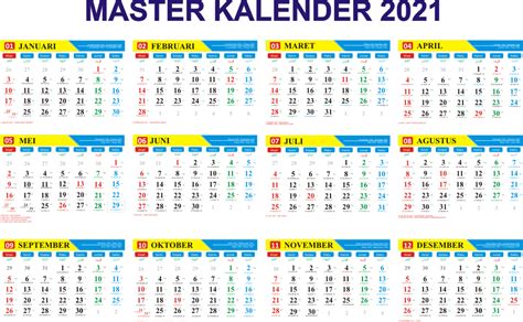 Bagi kalian yang pingin tahu 11 maret : Master Kalender Tahun 2021 Lengkap PDF Corel Draw Gratis ...