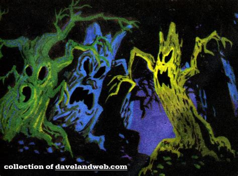 Davelandblog Trees Can Be Scary Forest Cartoon Cartoon Trees