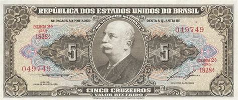 Although they compete in a number of different sports, cruzeiro is mostly known for its association football team. RealBanknotes.com > Brazil p158d: 5 Cruzeiros from 1953