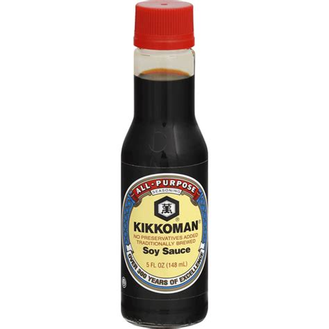 Kikkoman Soy Sauce 5 Fl Oz Bottle Asian Yoders Country Market