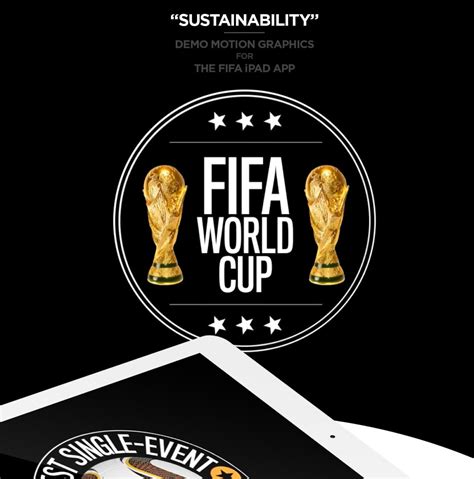 Fifa World Cup Motion Graphic Reuben Houfe Design Portfolio Digital