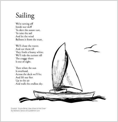 Childrens Poem About Sailing Filled With Sensory Detail And Imagery