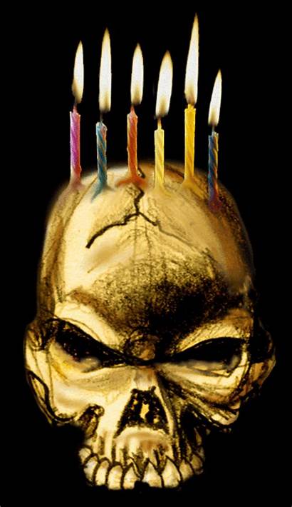 Birthday Skull Happy Cake Crypt Rock Mr