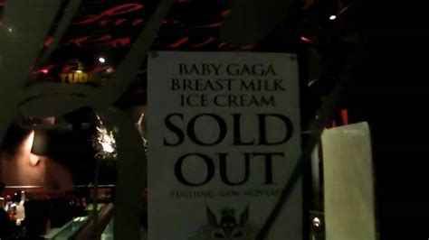 Baby Gaga Breast Milk Ice Cream SOLD OUT YouTube