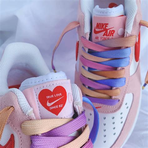 Nike Air Force 1 “love Letter” Tulip Pinkwhiteuniversity Red For Sale