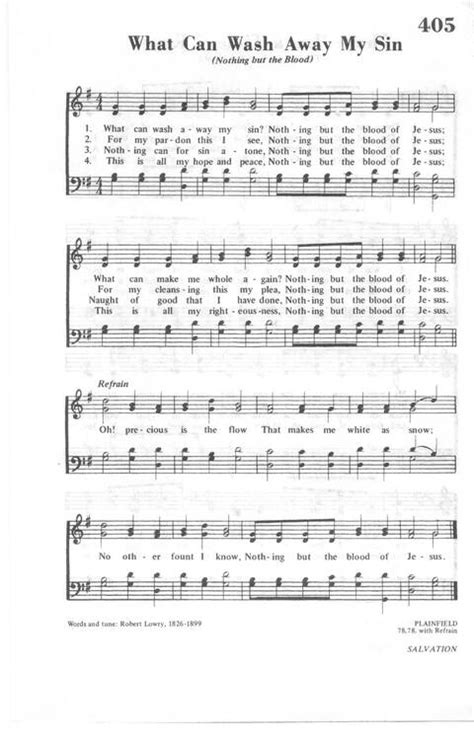 African Methodist Episcopal Church Hymnal What Can Wash Away My Sin Hymnary Org